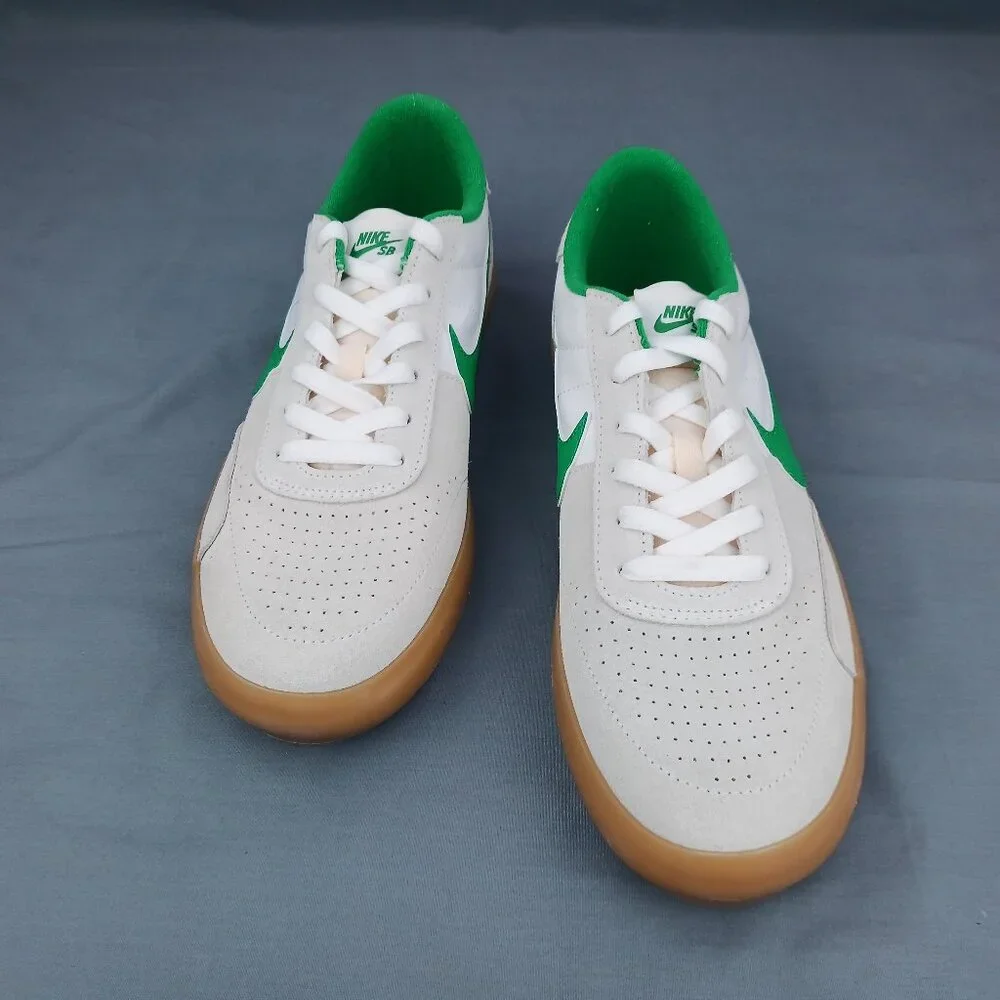 Nike SB Heritage Vulc Mens Sneakers CD5010 101 White Green Size 10-14 NO BOX TOP